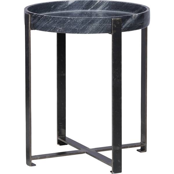 Beistelltisch Harvard Blau - Metall - 53 x 62 x 53 cm