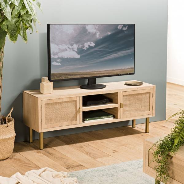 Meubles TV ALINE Beige - Bois manufacturé - 34 x 46 x 120 cm