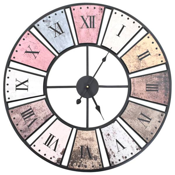 Wanduhr 50647 Metall - 60 x 60 x 1 cm