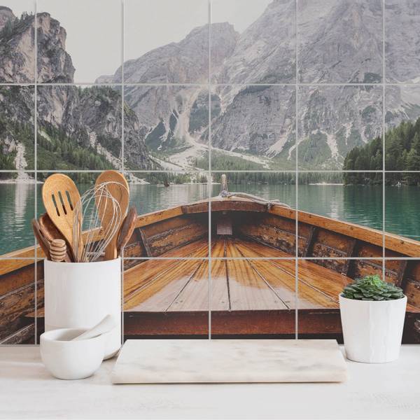 Fliesenaufkleber Blick (24er Set) 20 x 20 cm