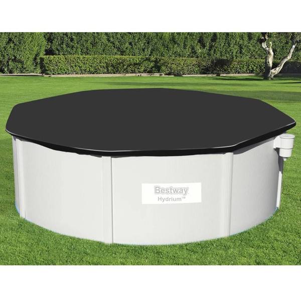Poolabdeckung 93323 Schwarz - PVC - 396 x 1 x 396 cm