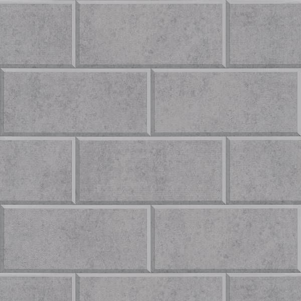 Vliestapete 343224-GU Grau - Fleece - 70 x 1005 x 1 cm