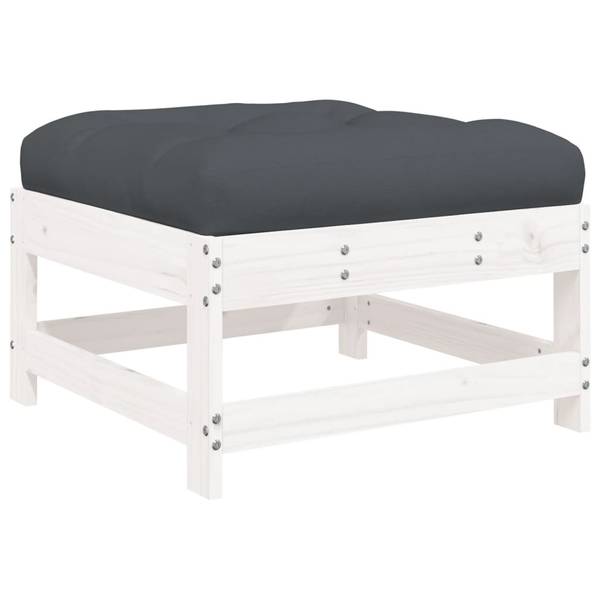 Loungeset 3029347 set van 5 bruin - polyester - grenenhout - 62 x 70 x 62 cm