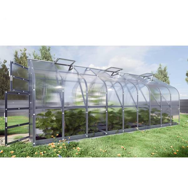 Gewächshaus-Dachfenster DROP 48x69 Silber - Stahl - 48 x 5 x 69 cm
