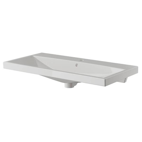 Badmöbel-Set VILLATORO-66-33 2er-Set Grau - Holzwerkstoff - 90 x 200 x 45 cm