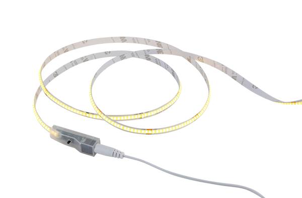 LED-Strip HOCH Weiß - Kunststoff - 1 x 1 x 1 cm