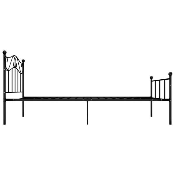 Bedframe 3002091 zwart - Breedte: 97 cm