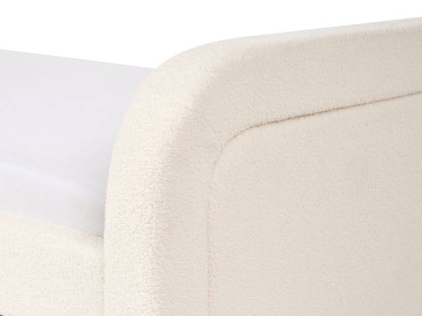 Bett RAYSSAC 3-tlg Beige - Naturfaser - 100 x 96 x 218 cm