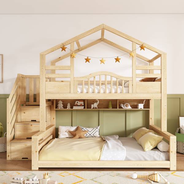 Etagenbett NaturWoody Ⅰ Holz