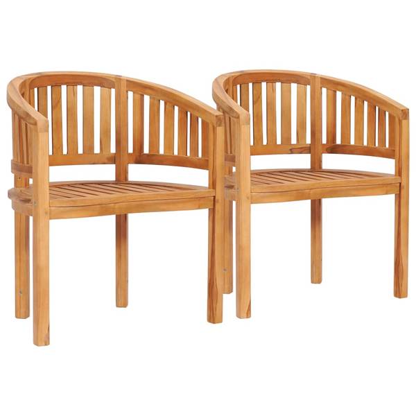 Garten-Lounge-Set 3059962 (4-teilig) Braun - Teakholz - 50 x 45 x 90 cm