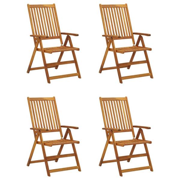 Gartenstuhl 3016489-3 (4er Set) Grau
