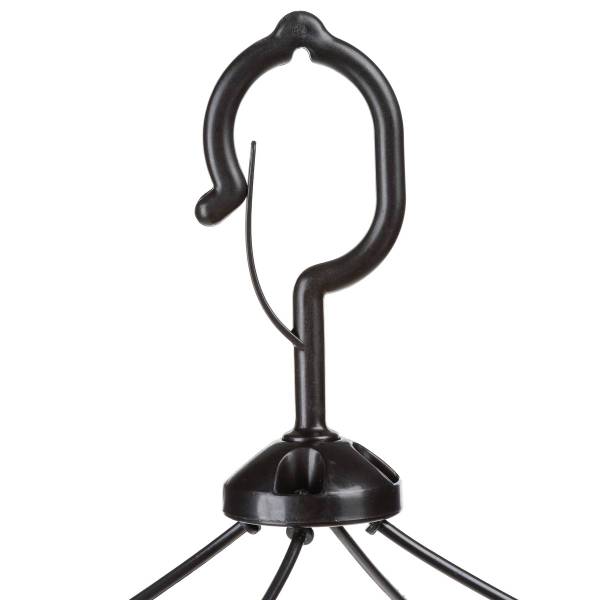 Hängetrockner 32 Clips BASIC Schwarz - Metall - 53 x 39 x 32 cm