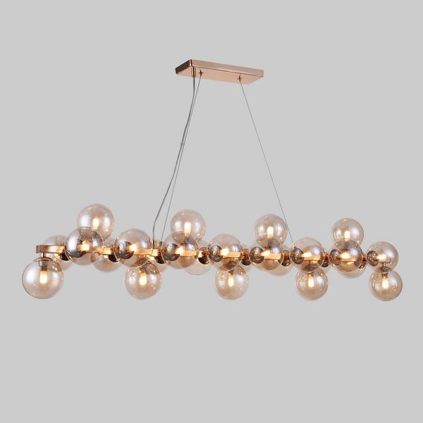 Modern Pendentif Doré - Métal - 24 x 120 x 24 cm