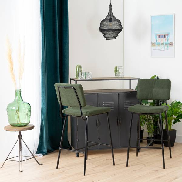 Barhocker INDEPENDENCE (2er-Set) 59 x 116 x 43 cm