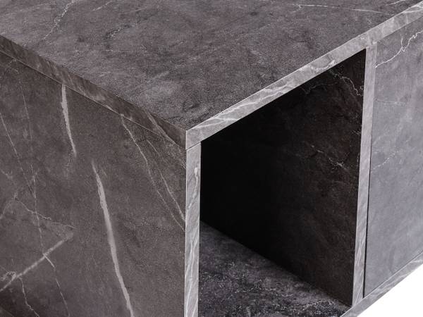 Waschbeckenunterschrank CASCAVEL Schwarz