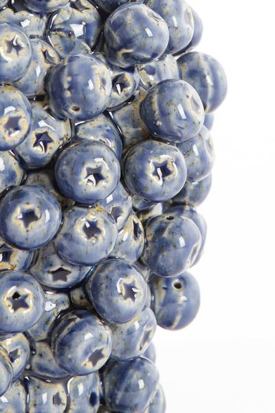 Topf BERRIES Blau - Keramik - 20 x 23 x 20 cm