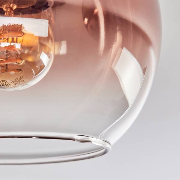 Deckenleuchte Cesaro Aluminium - Klarglas - 42 x 29 x 43 cm