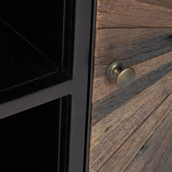 Möbel ORIGINS Braun - Metall - 45 x 65 x 130 cm