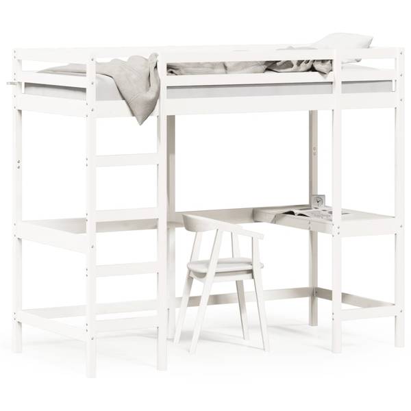 Hochbett D5013 Weiß