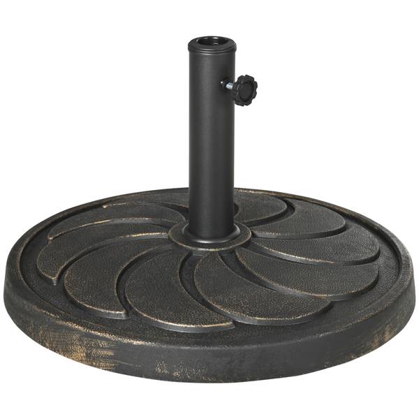 Parasolvoet 84D-212V00DR zwart - kunststof - 54 x 33 x 54 cm
