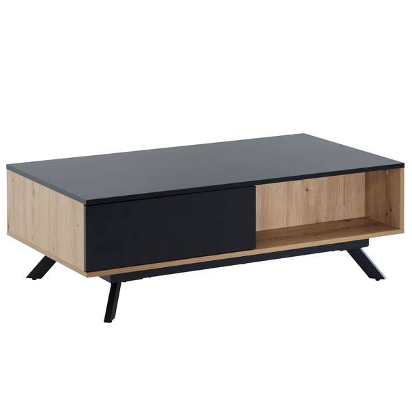 Couchtisch CIDACOS mit Schublade Braun - Holzwerkstoff - 110 x 38 x 60 cm