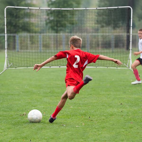 Fußballtor EB50210 Weiß - Kunststoff - 151 x 183 x 373 cm