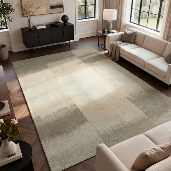 Tapis Sendai intérieur/extérieur lavable Beige - 80 x 150 cm