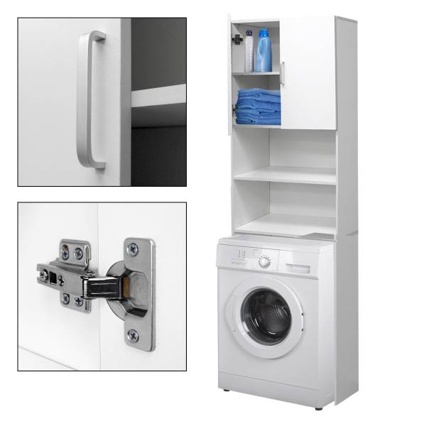 Waschmaschinenschrank LAUND-W 25 x 190 cm