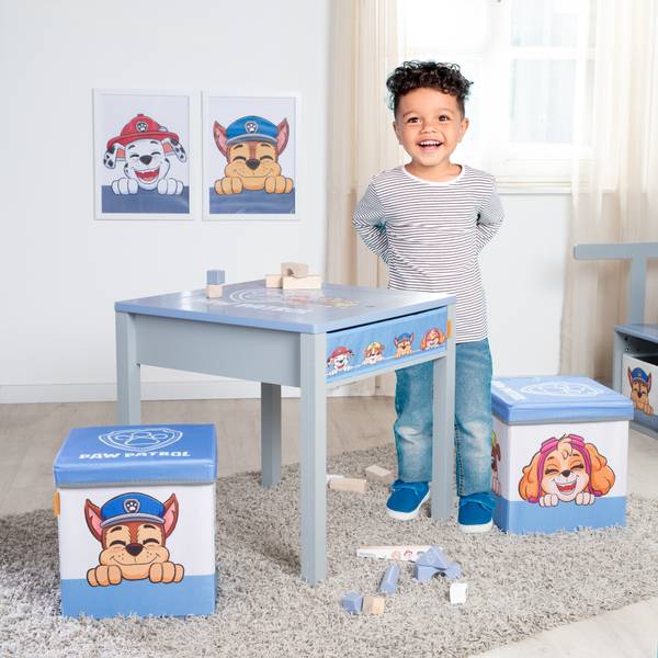 Table avec plateau réversible Paw Patrol Bois manufacturé - 50 x 51 x 60 cm