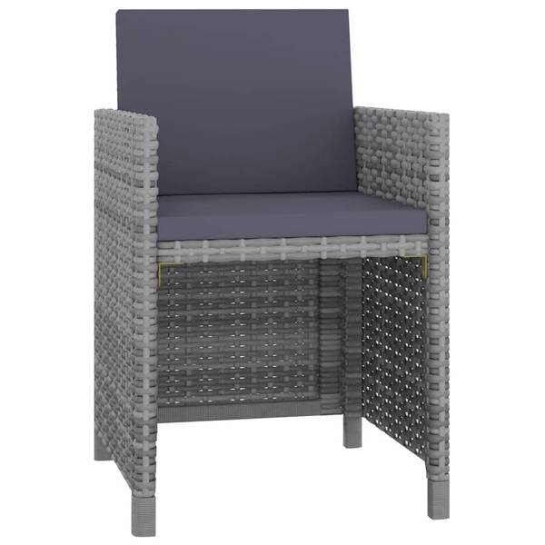 Gartenmöbel-Set 297932 (5-teilig) Grau - Polyester - 109 x 74 x 109 cm