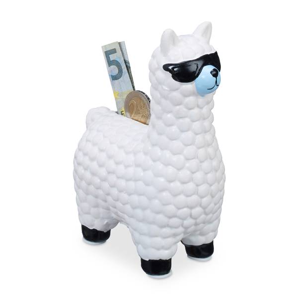 Lama Spardose mit Sonnenbrille kaufen