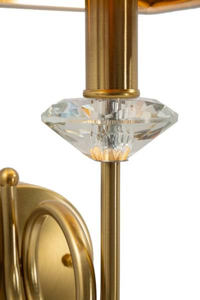 Applique murale Salisburg Doré - Métal - 18 x 40 x 24 cm