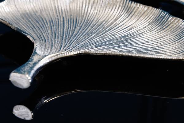 Schalen GINKGO  3er Set Silber