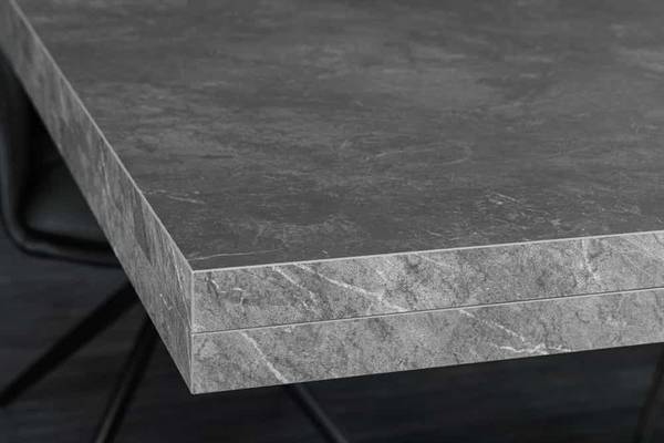 Esstisch MONTREAL Grau - Holzwerkstoff - 180 x 76 x 90 cm