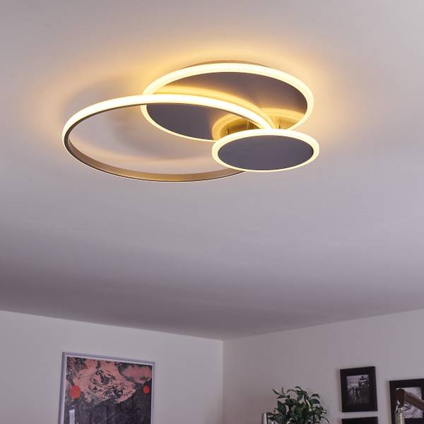 Deckenleuchte 300955 Weiß - Metall - 56 x 7 x 65 cm