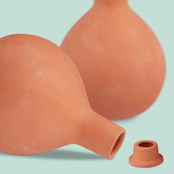 Ollas d'arrosage1,5 l, Set de 2 Marron - Céramique - 15 x 20 x 15 cm