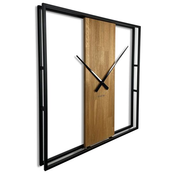 Wanduhr LOFT SQUARE 80 x 80 cm
