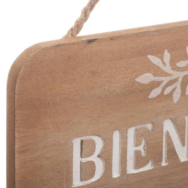 Türschild KRYSTEL Braun - Holzwerkstoff - 26 x 17 x 1 cm
