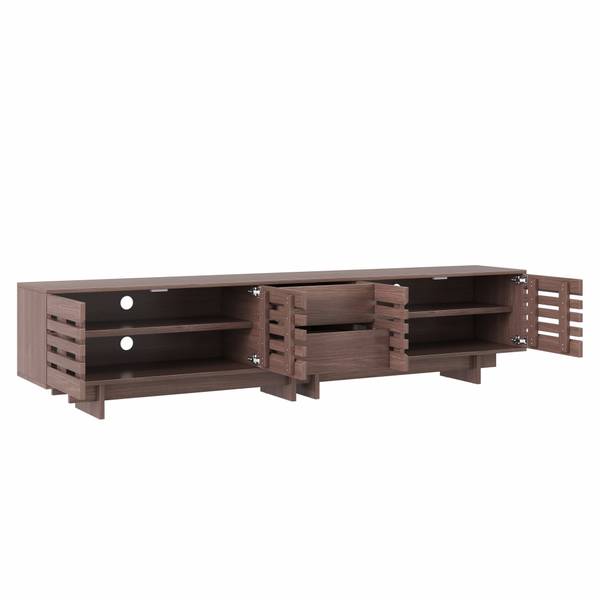 Tv-lowboard CL-RM Braun - Holzwerkstoff - 200 x 55 x 40 cm