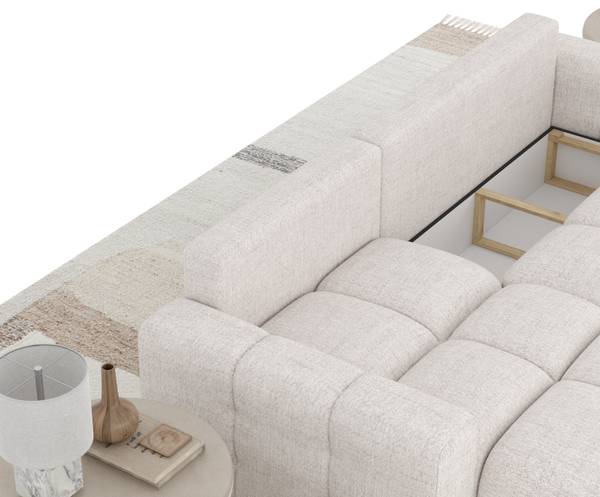 Ecksofa mit Schlaffunktion Ucci Beige
