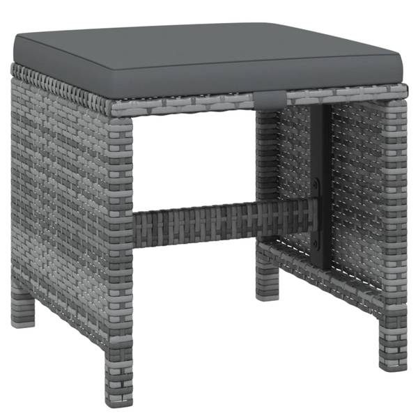 Tuinset 3001936-8 Set van 15 grijs - polyester - transparant glas - 107 x 74 x 275 cm