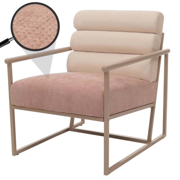 Fauteuil lounge O38 Rosé