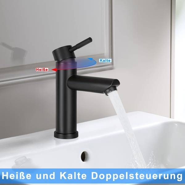 Waschtischarmatur Everett Schwarz