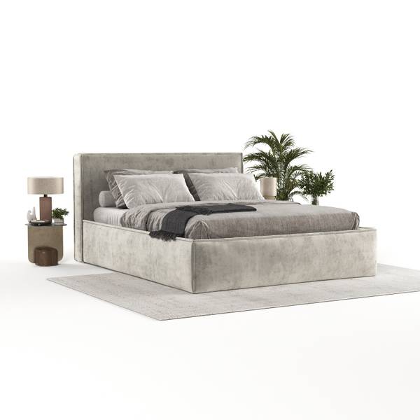 Polsterbett Sato mit Stauraum 120x200TNW Beige - Liegefläche Breite: 120 cm