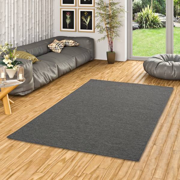 Sisal-Optik Teppich Pure Meliert 133 x 133 cm