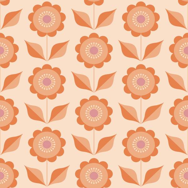 Tapete 130977 Orange - Fleece - 50 x 900 x 50 cm