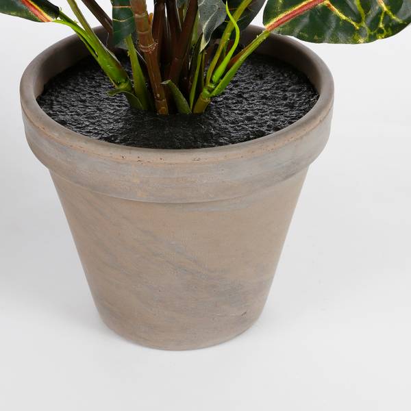 Plante artificielle Croton Vert - Textile - 40 x 73 x 40 cm