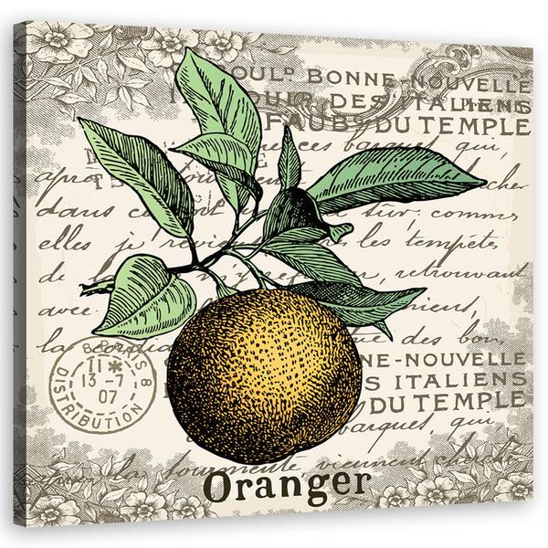 Wandbild vintage 60 x 60 cm