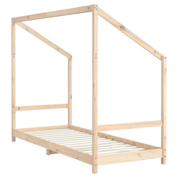 Cadre de lit pour enfant 3031770 Marron - Pin - 85 x 158 x 205 cm