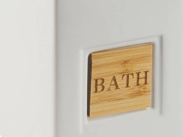 Badezimmer-Zubehör KOUROU 4-tlg Beige - Braun